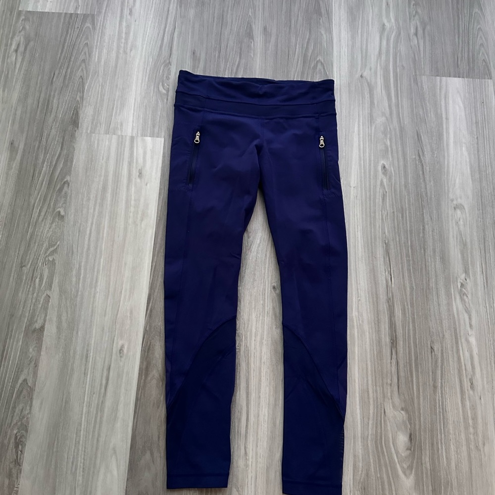 Lululemon legging like new stamp blue